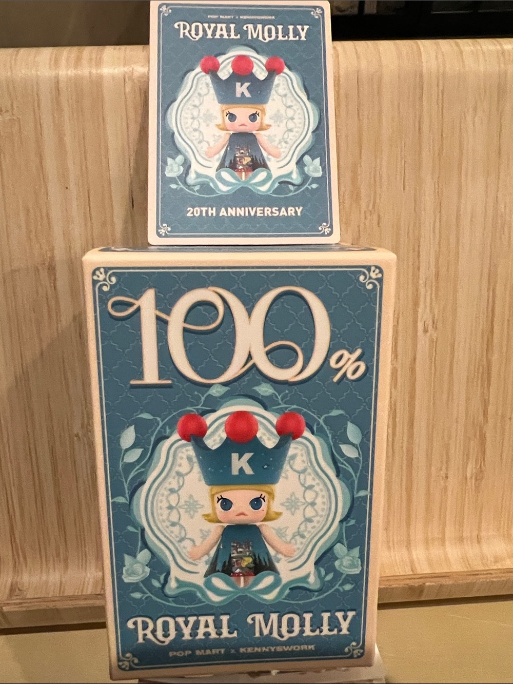 Pop Mart Royal Molly 100% 20th Anniversary confirmed NIB